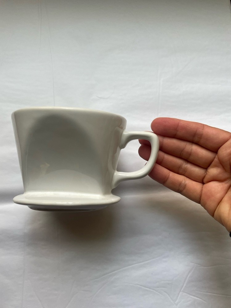 Ceramic Pour Over Coffee Dripper Sur La Table White 1 Cup