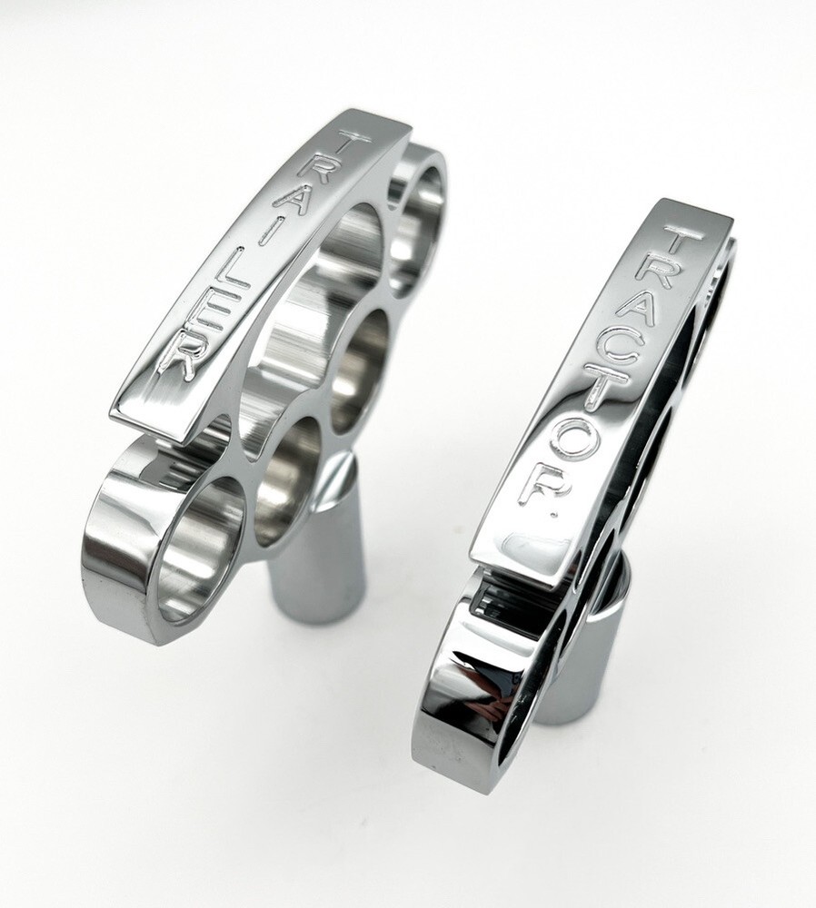 Chrome Handle Style Air Valve Knobs - Tractor/Trailer - Peterbilt Kenworth