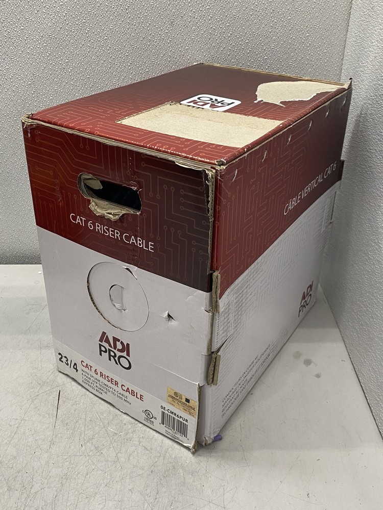 ADI Pro CAT6 Riser Cable 23/4Pr Purple 0E-CMR6PUR