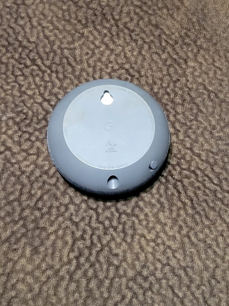 Google Nest Mini (2nd Generation) Smart Speaker - Charcoal