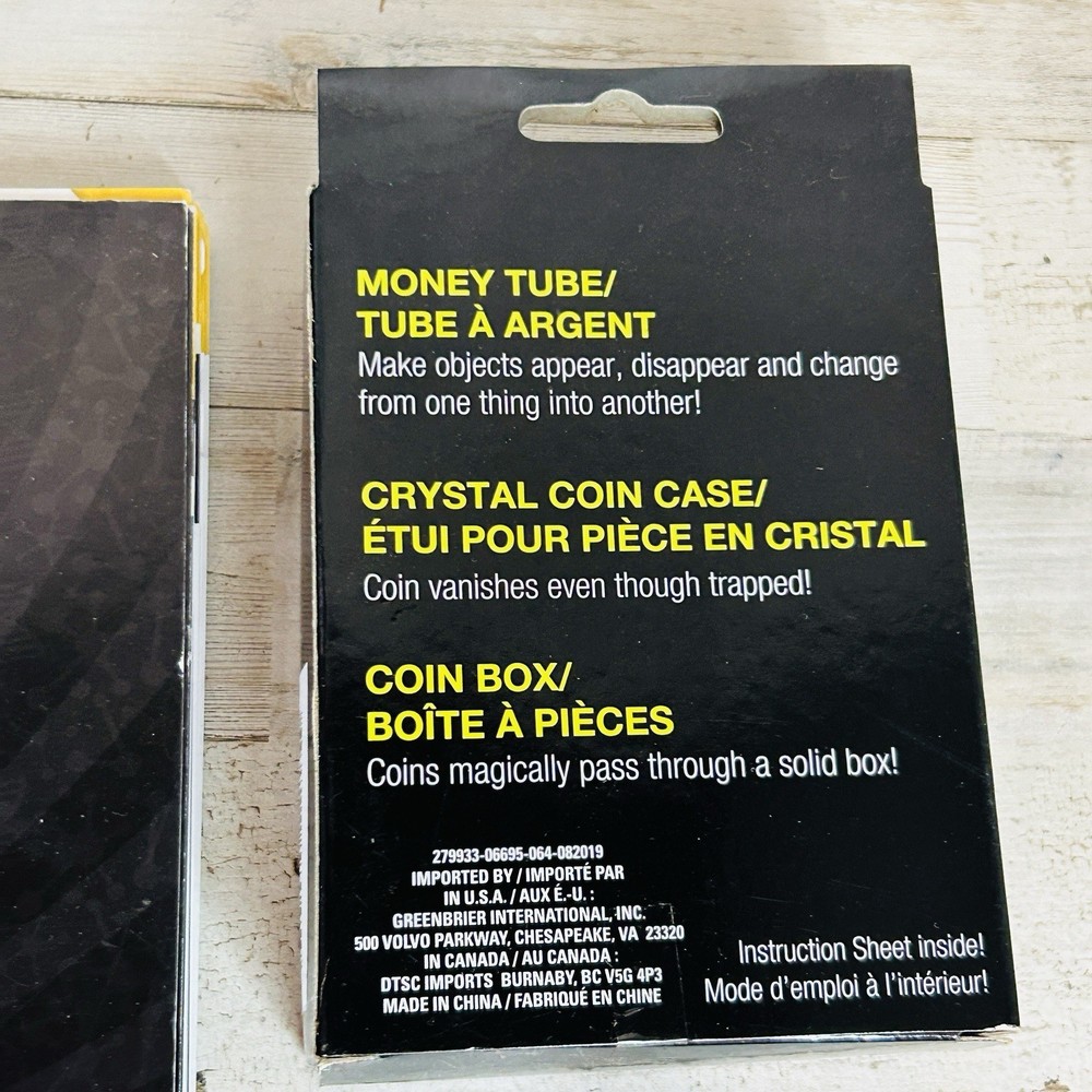 Professor Maxwell’s VR Magic Trick Book & 2 Unopened Magic Game Show Kits