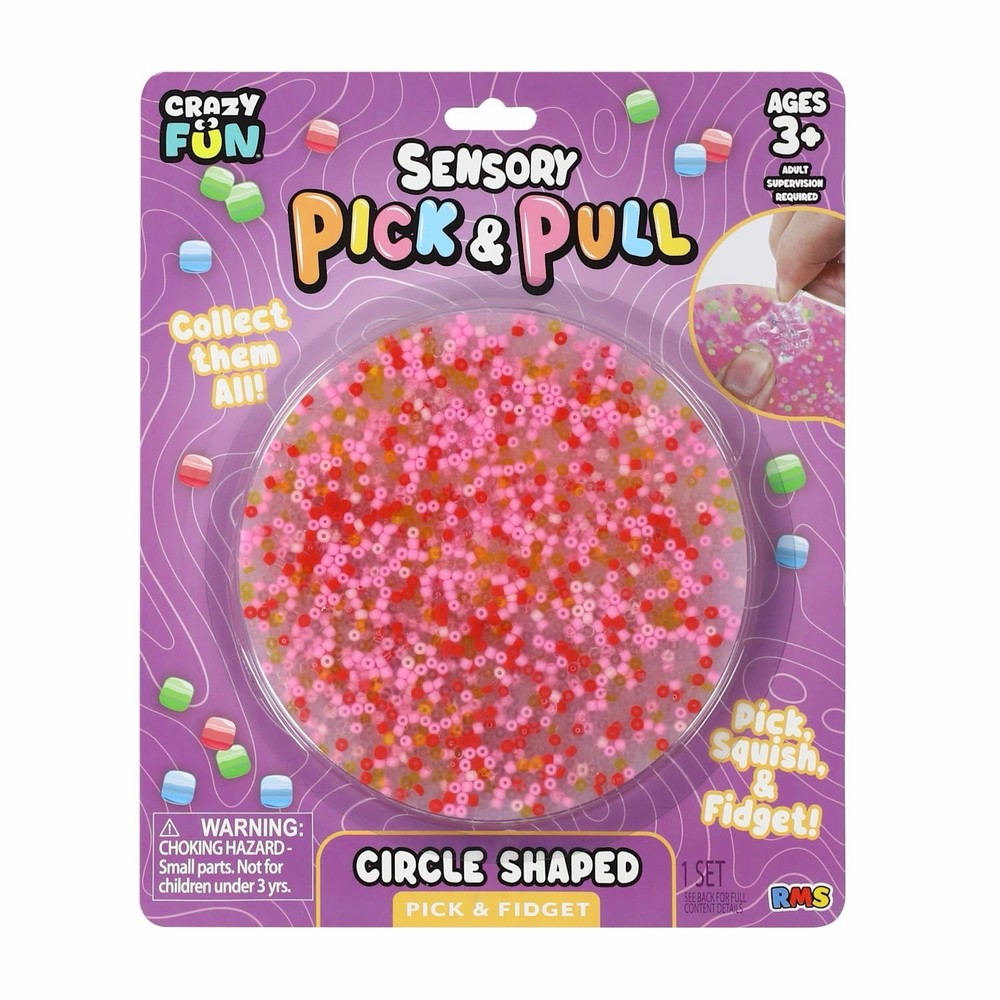 🔥Crazy Fun Sensory Pick And Pull Circle Shaped Pink BNWT🔥