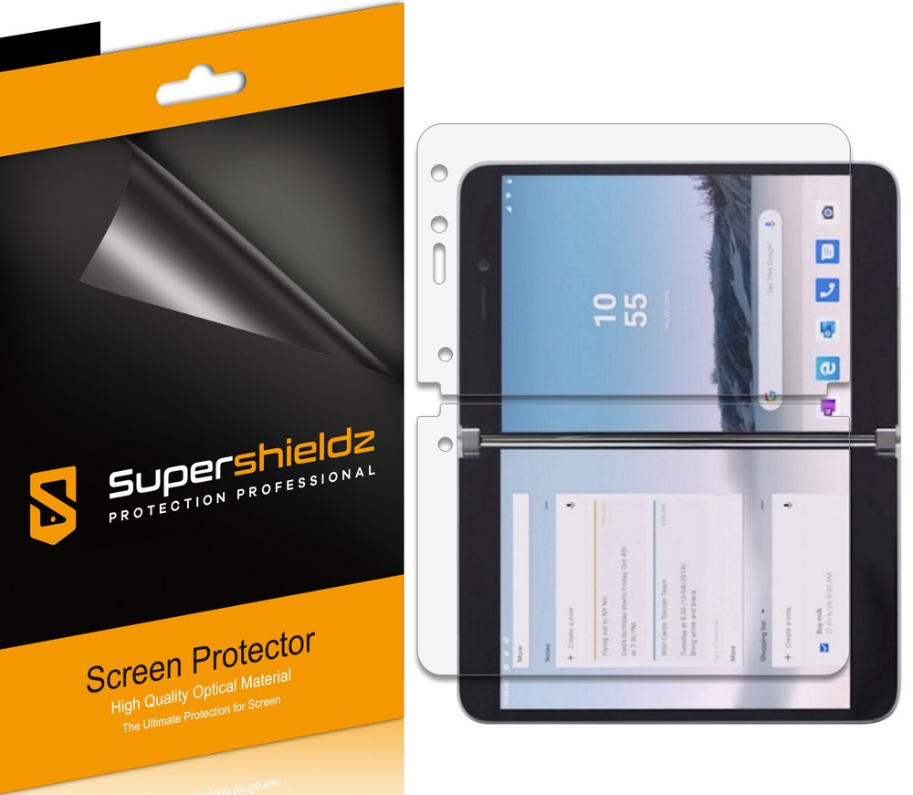 3X Supershieldz Clear Screen Protector for Microsoft Surface Duo