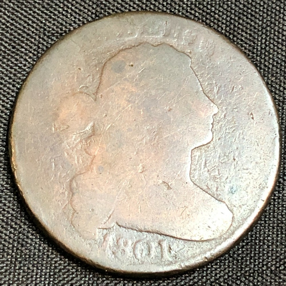 1801 DRAPPED BUST LARGE CENT #62P