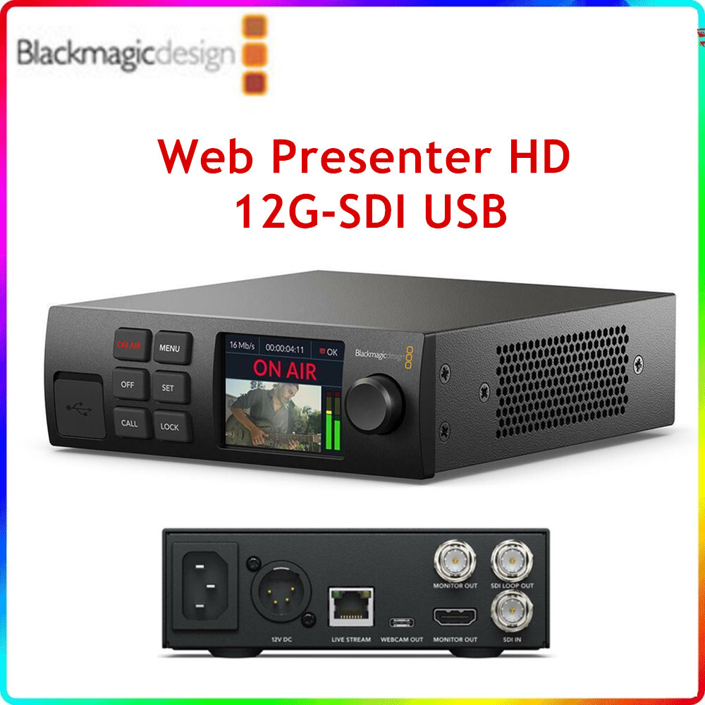 Blackmagic Design Web Presenter HD Video Panel 5G broadcast television transmit