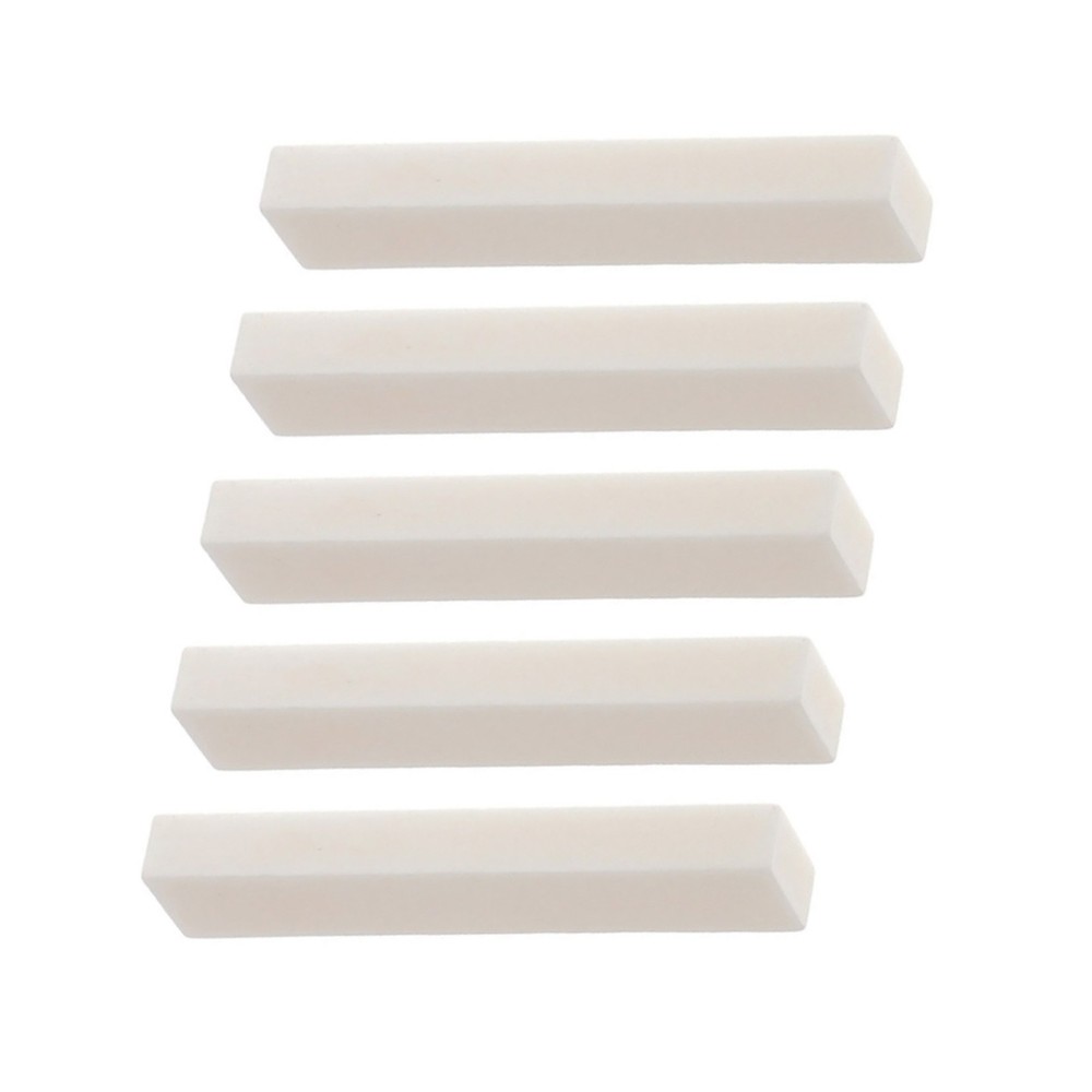 5PCS Buffalo Bone Blank String Bridge Saddle Nut for Accoustic Classical Guitar