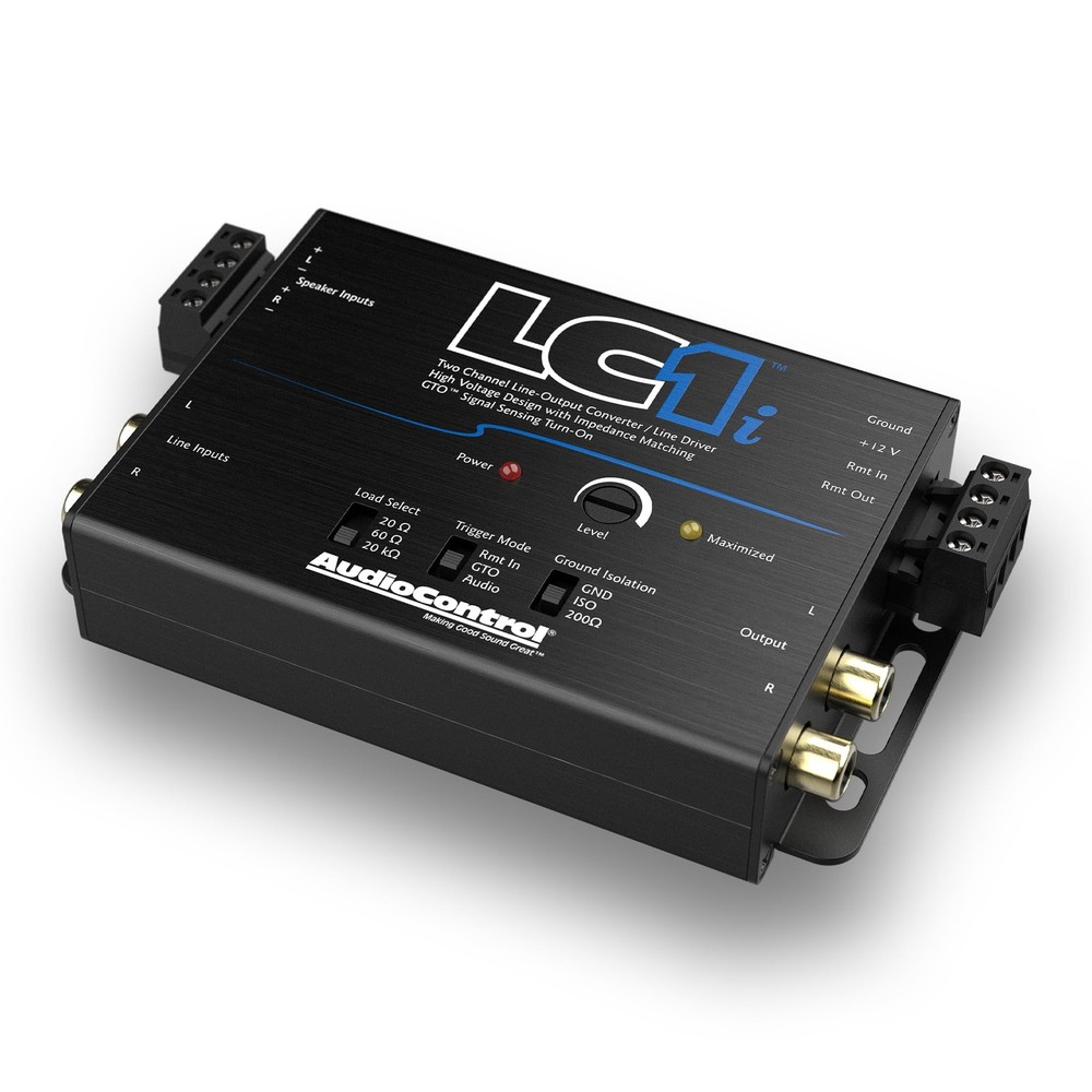 Active 2Channel Line Driver Output Converter for Car Amplifier Installation