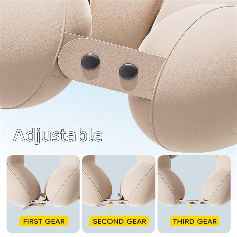 Adjustable Neck Rest Cloud Shaped Neck Support Road Trip 360-Degree Support