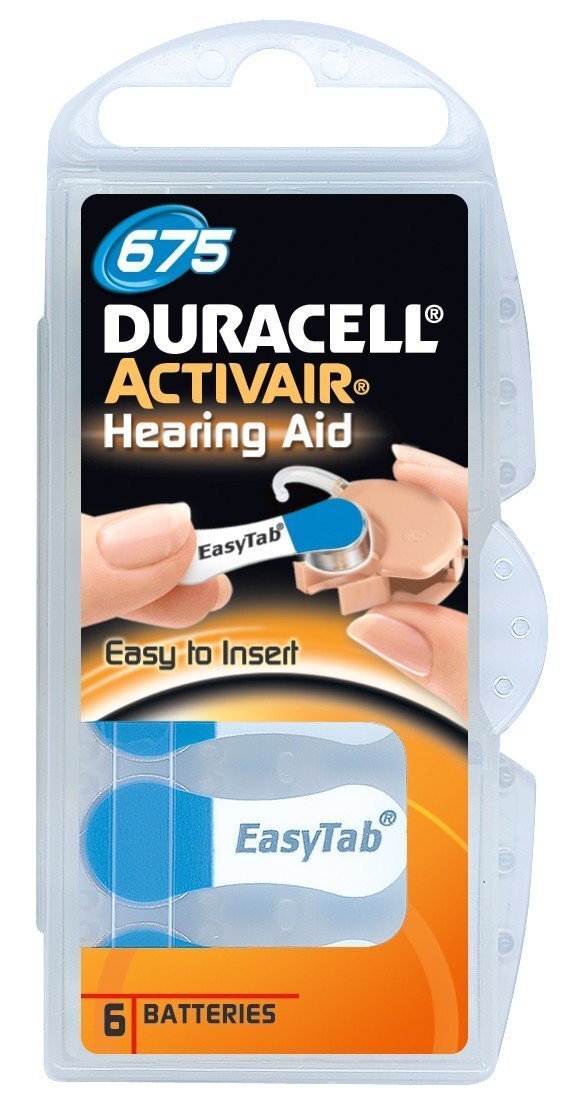 Duracell Size 675 Hearing aid batteries (60 Batteries), Exp 2028.  US Seller