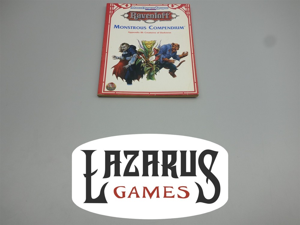 Advanced Dungeons & Dragons, AD&D: Ravenloft Monstrous Compenium Appendix III