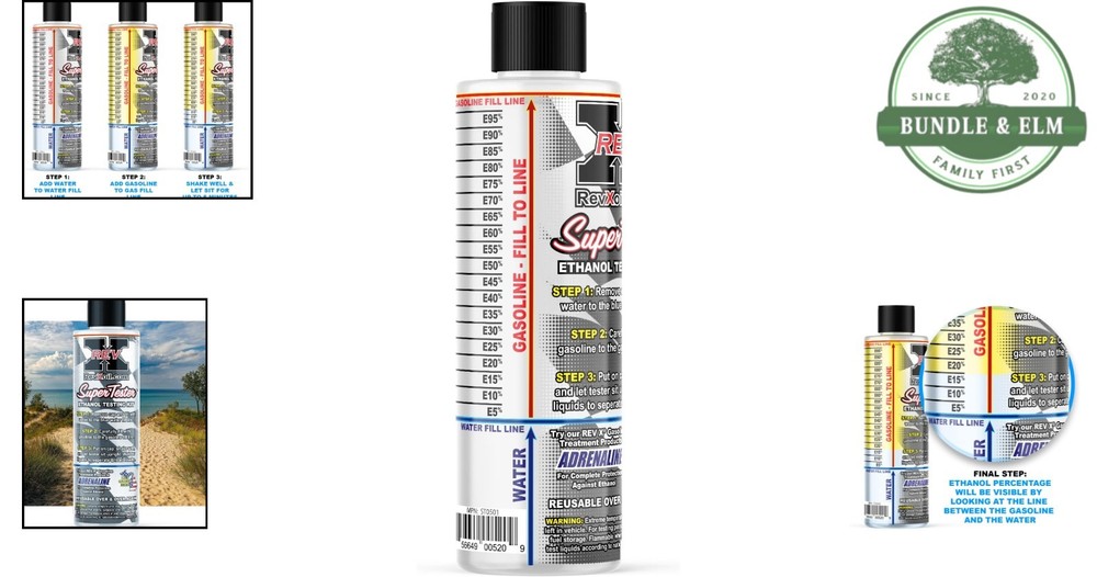 Ethanol Testing Kit for Gasoline - Reusable Tester for Engine Safety