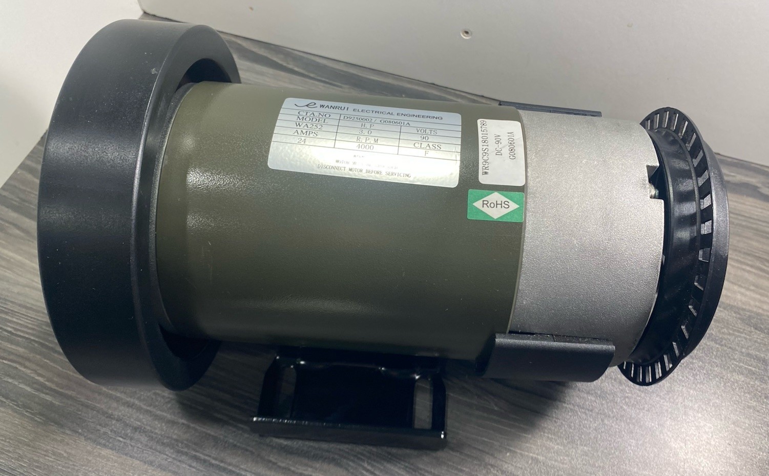 Wanrui 3.0HP Treadmill DC Drive Motor WA252 WR9C9S18015789 G080601A  D9250002