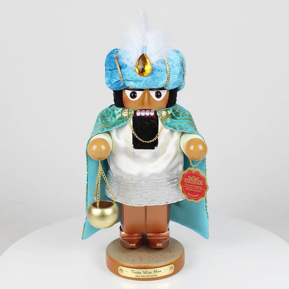 New for 2025- Steinbach Three Wise Men - Balthasar Chubby Size German Nutcracker