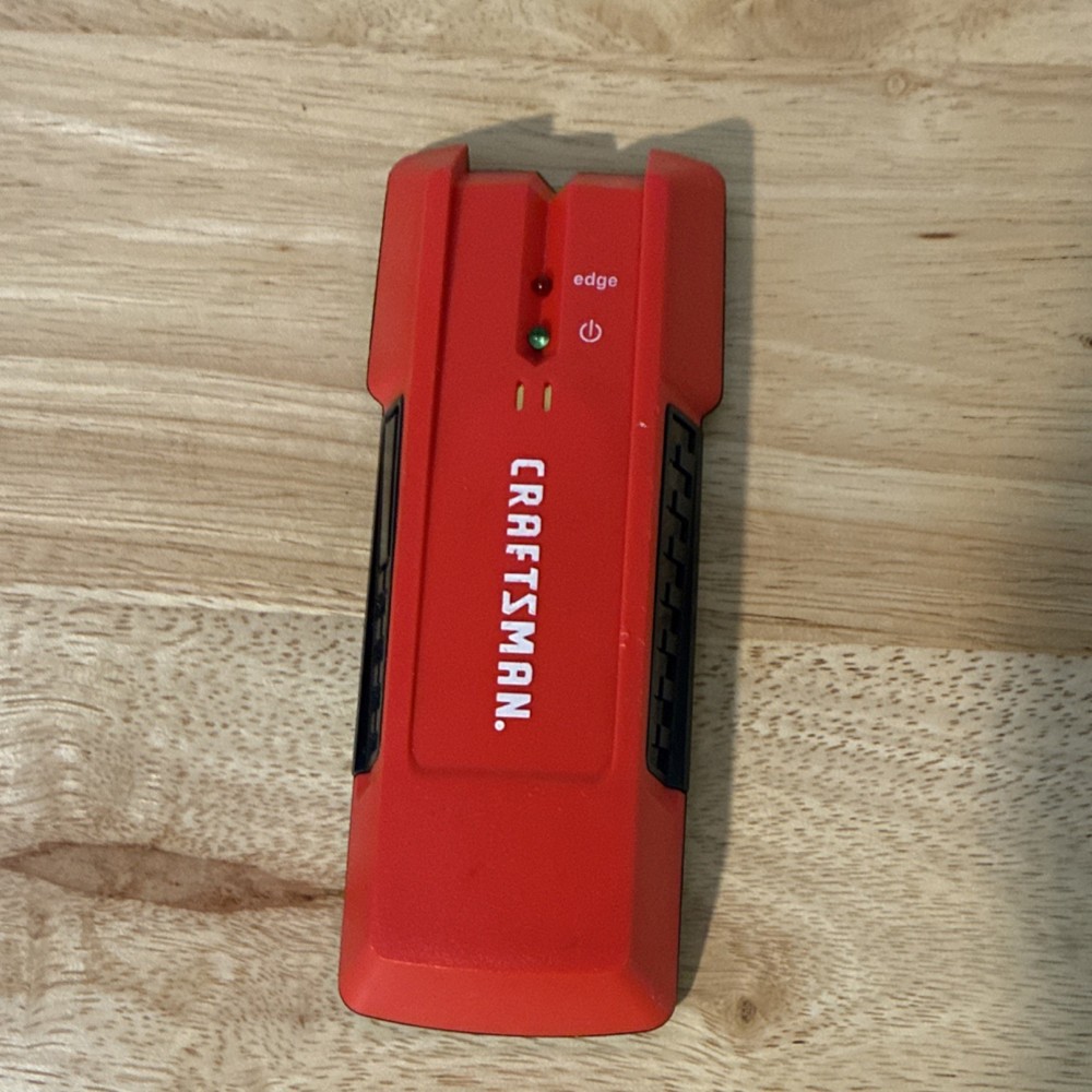 Craftsman Stud Finder Plastic Red Black Edge Sensor with LED Indicator