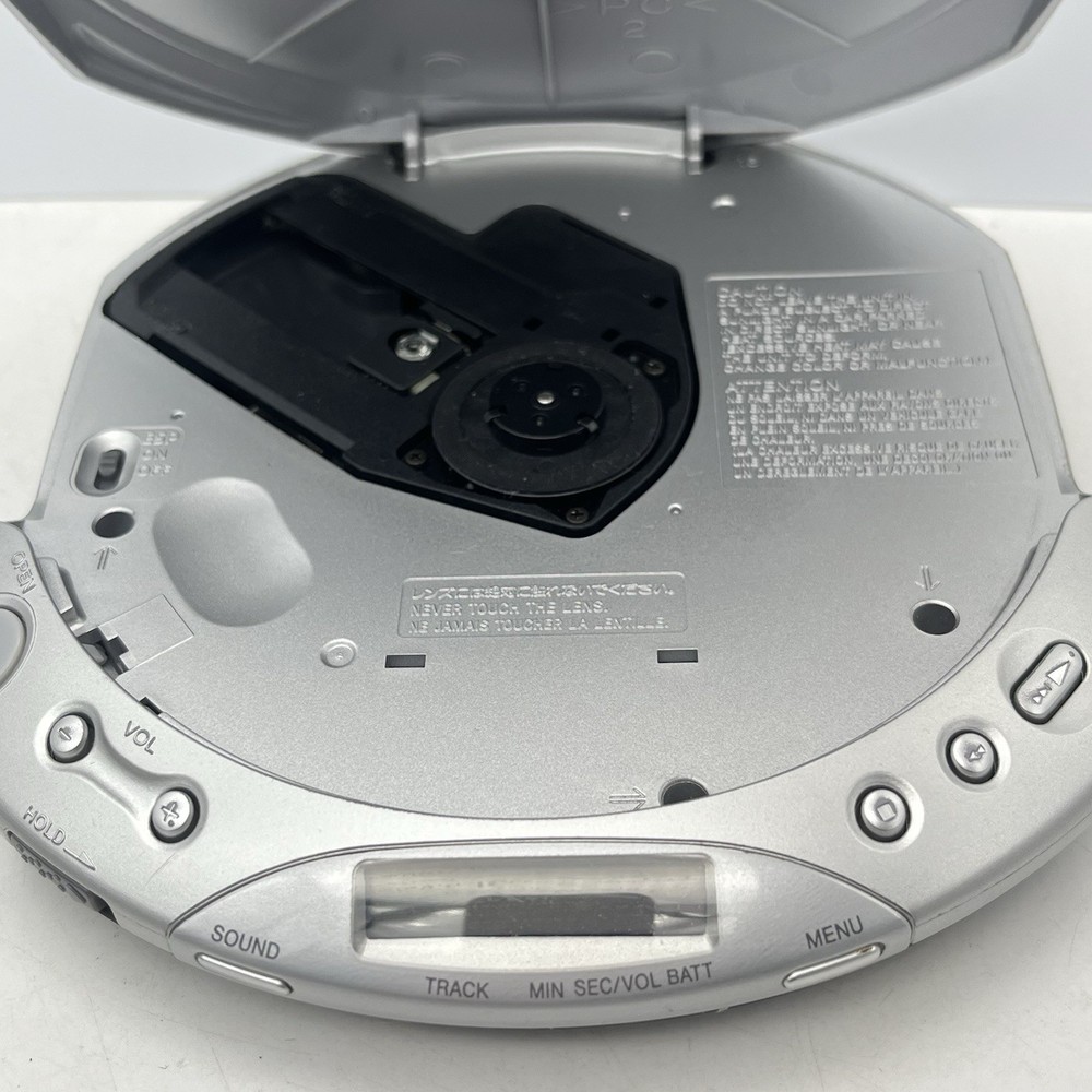 Sony Walkman D-E351 Portable CD Player Boxed Working Silver