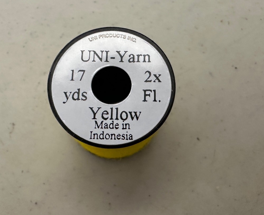Uni Yarn 17 Yard Spool Yellow