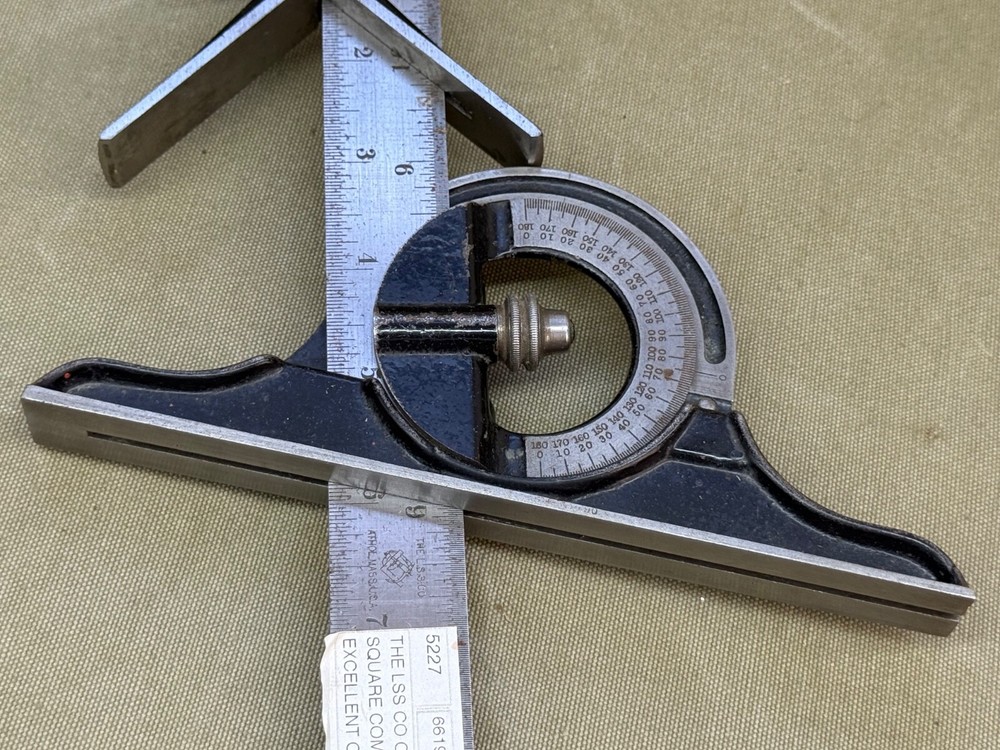 THE LSS CO COMBINATION SQUARE COMPLETE EXCELLENT CONDITION