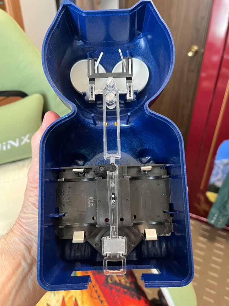 Kit-Cat Klock Clock, Customized Galaxy Blue and Gold