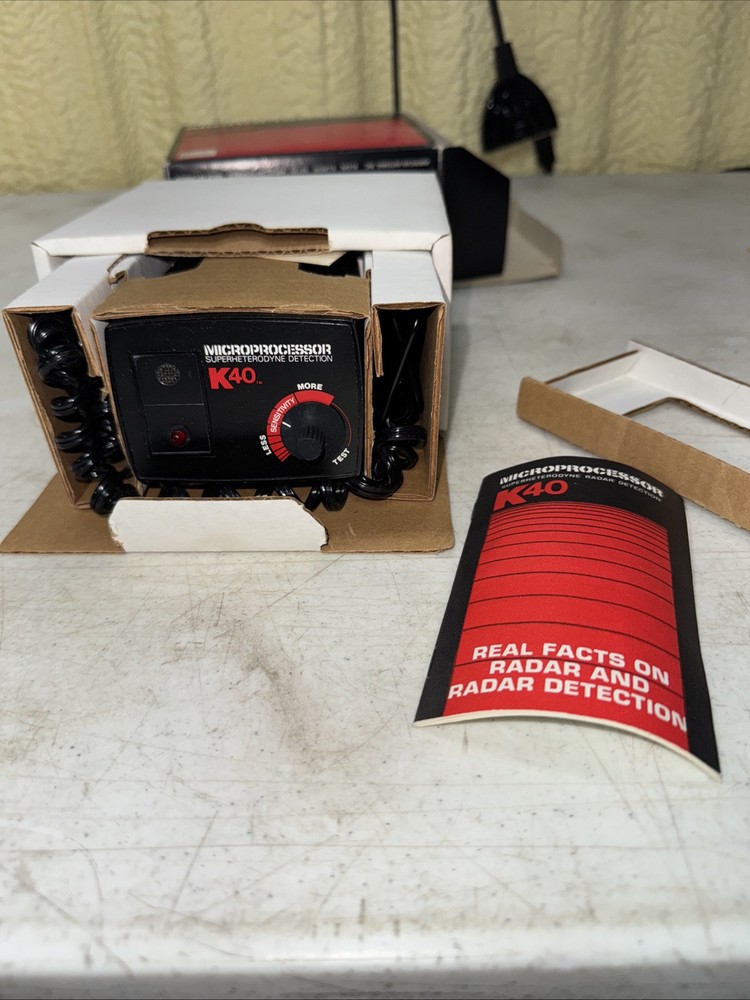 NEW K40 Electronics Radar/Laser Detection Microprocessor Movie Prop Hot Rod