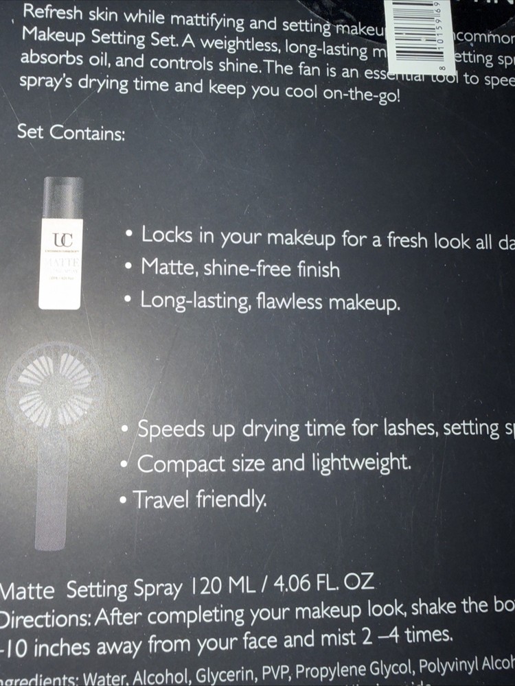 UNCOMMON COSMETICS 🌹 2pc MATTIFYING SETTING SET LOCKS MAKEUP IN PLACE