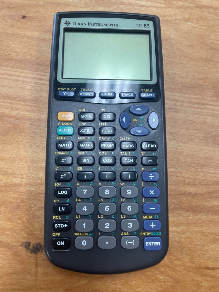 7x Texas Instruments TI-83 Black Graphing Calculator | Read Description