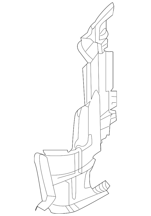 Genuine Audi Outer Duct 8W0-121-284-AL