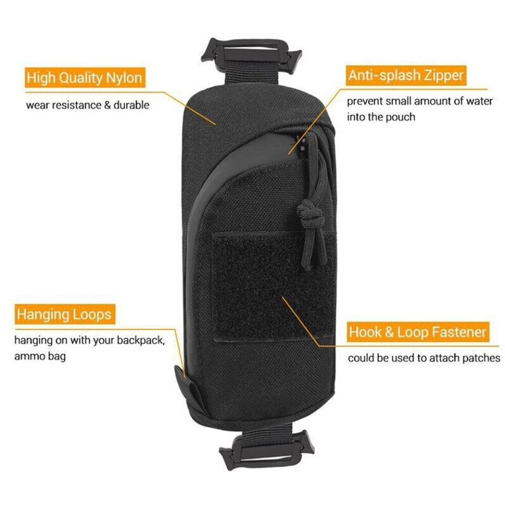 Backpack Shoulder Strap Accessory Pouch Tactical Molle Bag EDC Tool Pockets