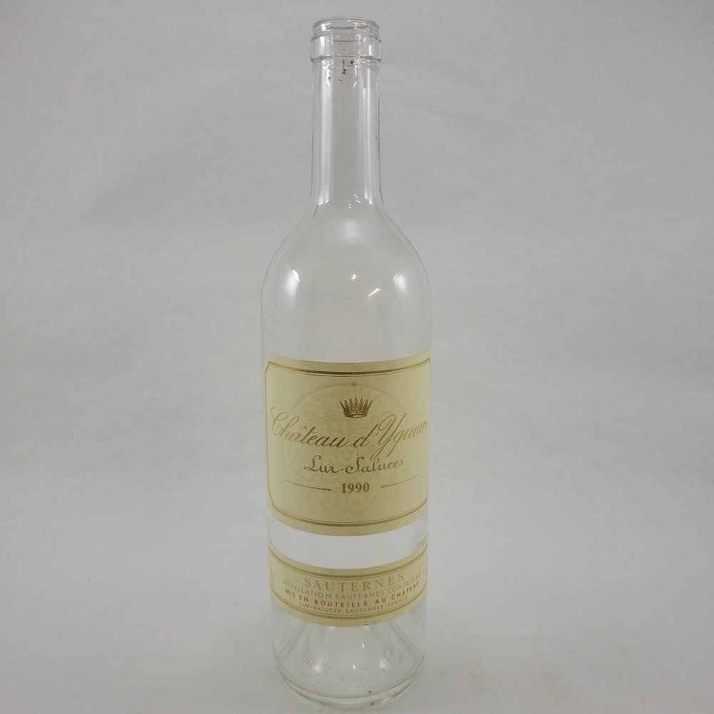 chateau d'yquem 1990 Empty Bottle