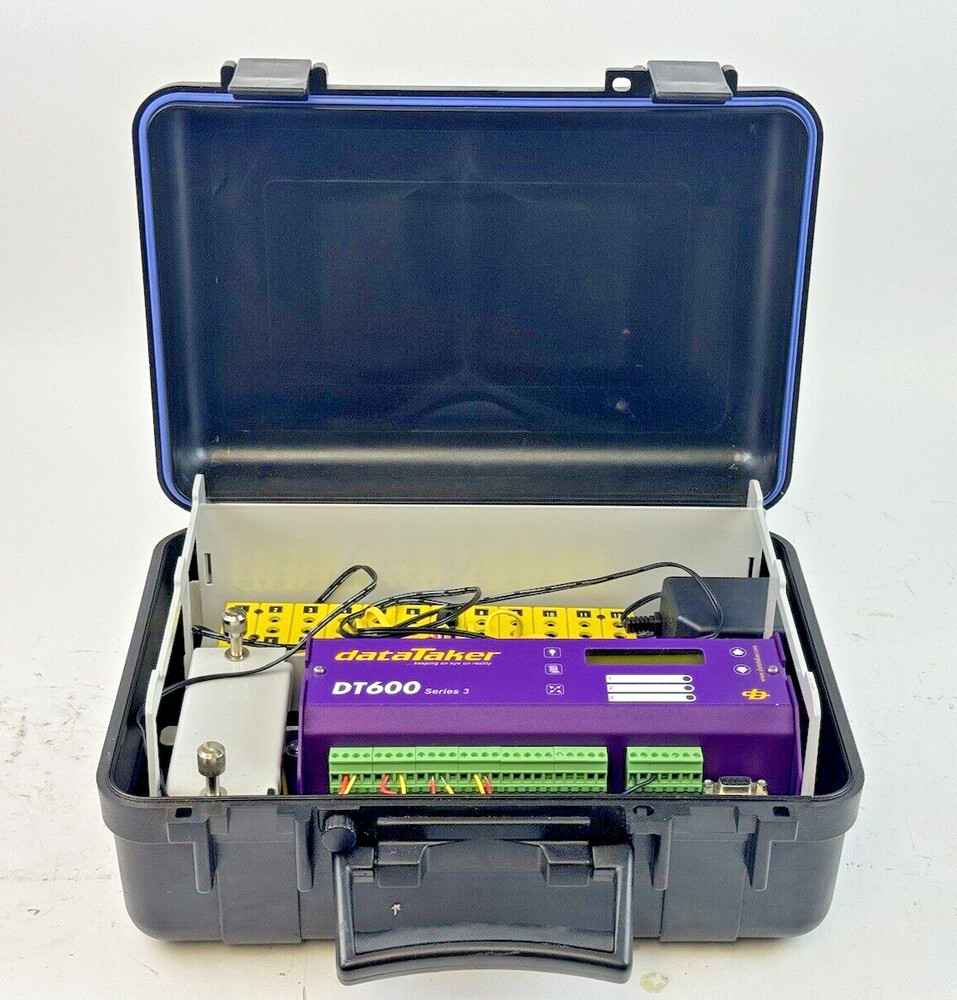 DATA TAKER - DT600 SER. 3 - TEMPERATURE SURVEY SYSTEM - DATA LOGGER