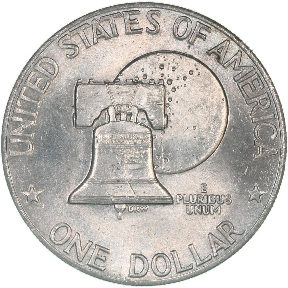 1976 (P) Eisenhower Bicentennial Dollar Type 2 AU Ike