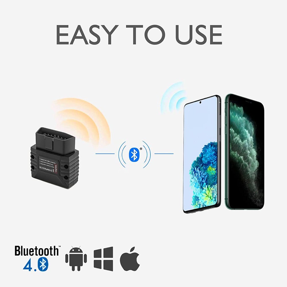 vLinker MC+ BLE V2.2 Bluetooth 4.0 Scanner OBD2 Car Diagnostic Tool iOS &Android