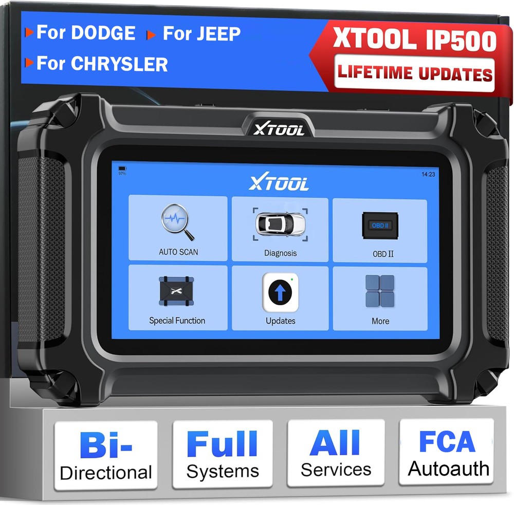 For Chrysler/ Dodge/Jeep Bidirectional OBD2 Scanner Diagnostic Tool Full System