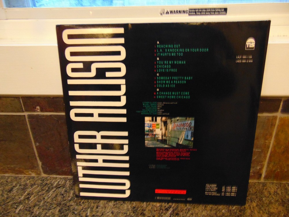 Luther Allison More From Berlin lp