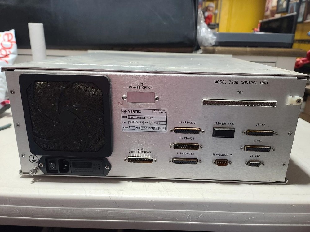 Vertex Model 7200 Antenna Control / Controller Unit P/N:800236-01J
