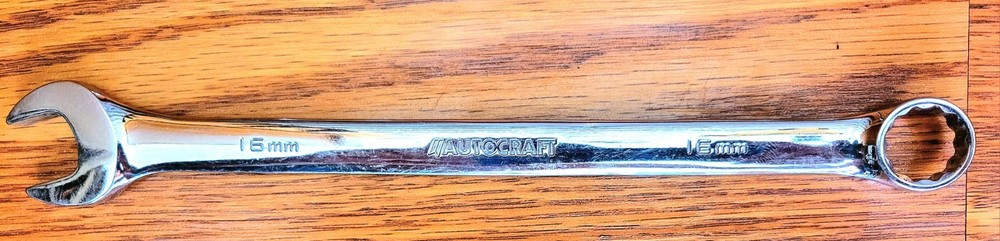 Autocraft - 16mm Combination Wrench - Chrome Vanadium