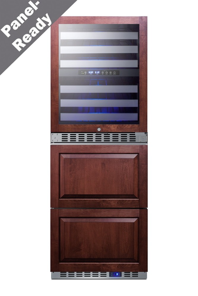 Summit SWCDAF24PNR 24"W 46 Bottle Capacity - Panel Ready