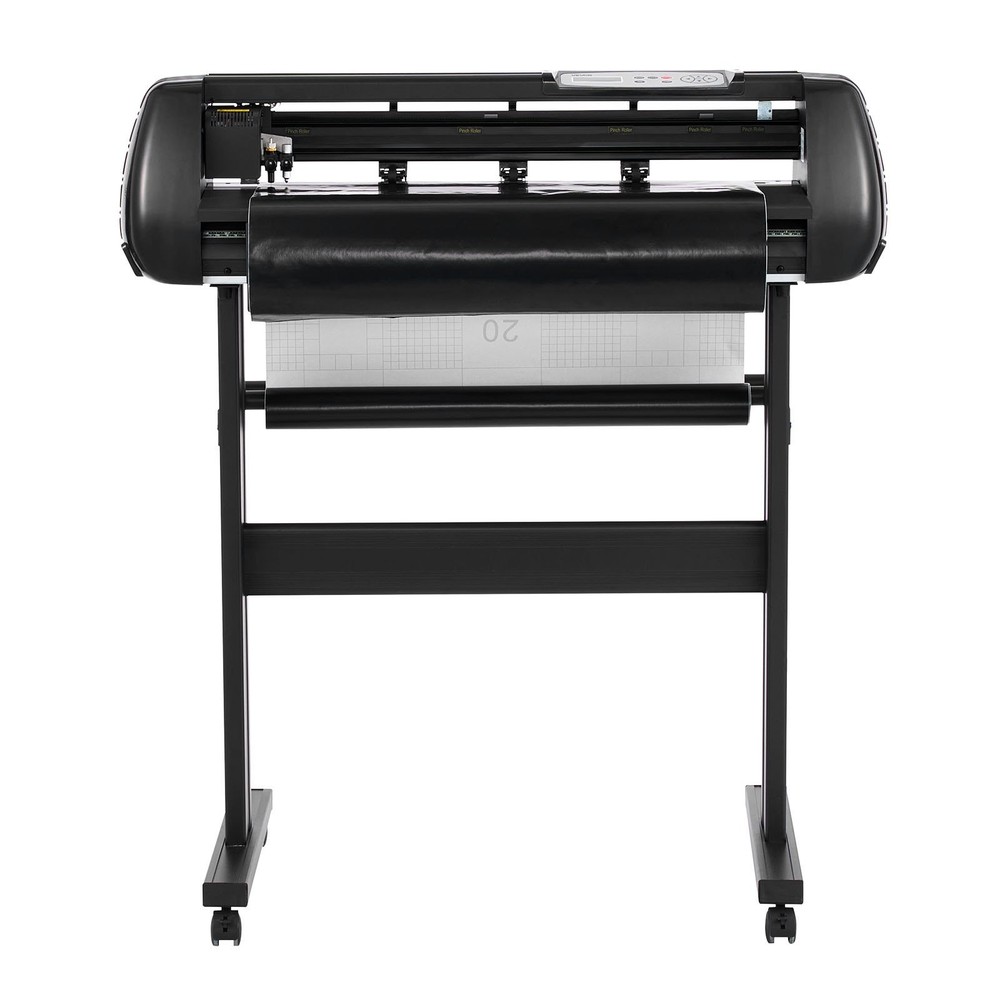 VEVOR Vinyl Cutter Machine,28" Max Feed Width,Dual Blades,Adjustable Force a