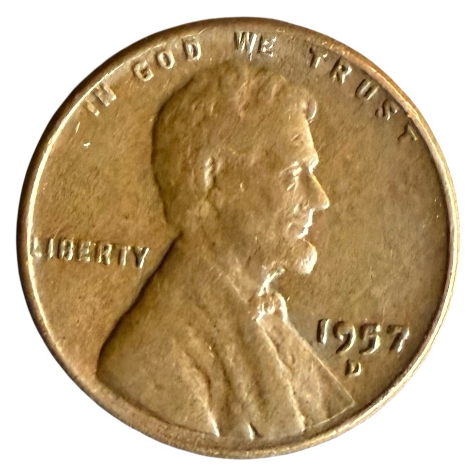 1957-D - Lincoln Wheat Cent - VG Or Better