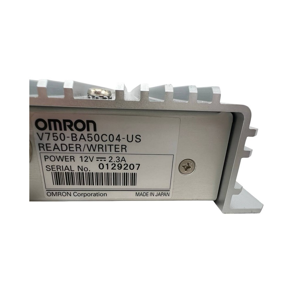 Omron Reader / Writer Controller 12V, 2.3A V750-BA50C04-US w/ Power Cable