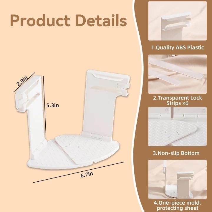 Bed Lock Holders – Foldable & Rotating Bed Holders for Corners, Adjustable Lo...
