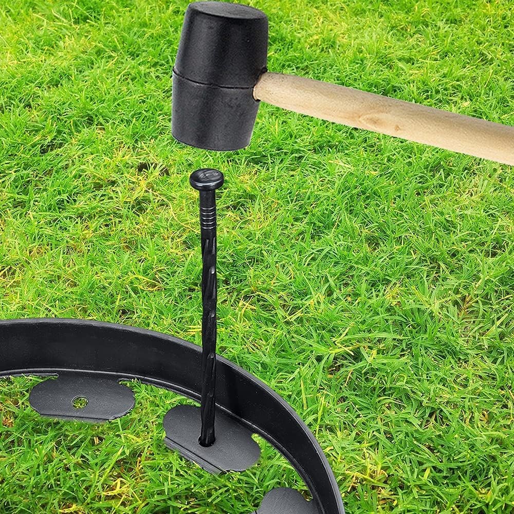 30 Pcs Spiral Landscape Anchoring Spikes 8 Inch Landscaping Fabric Edging Stakes