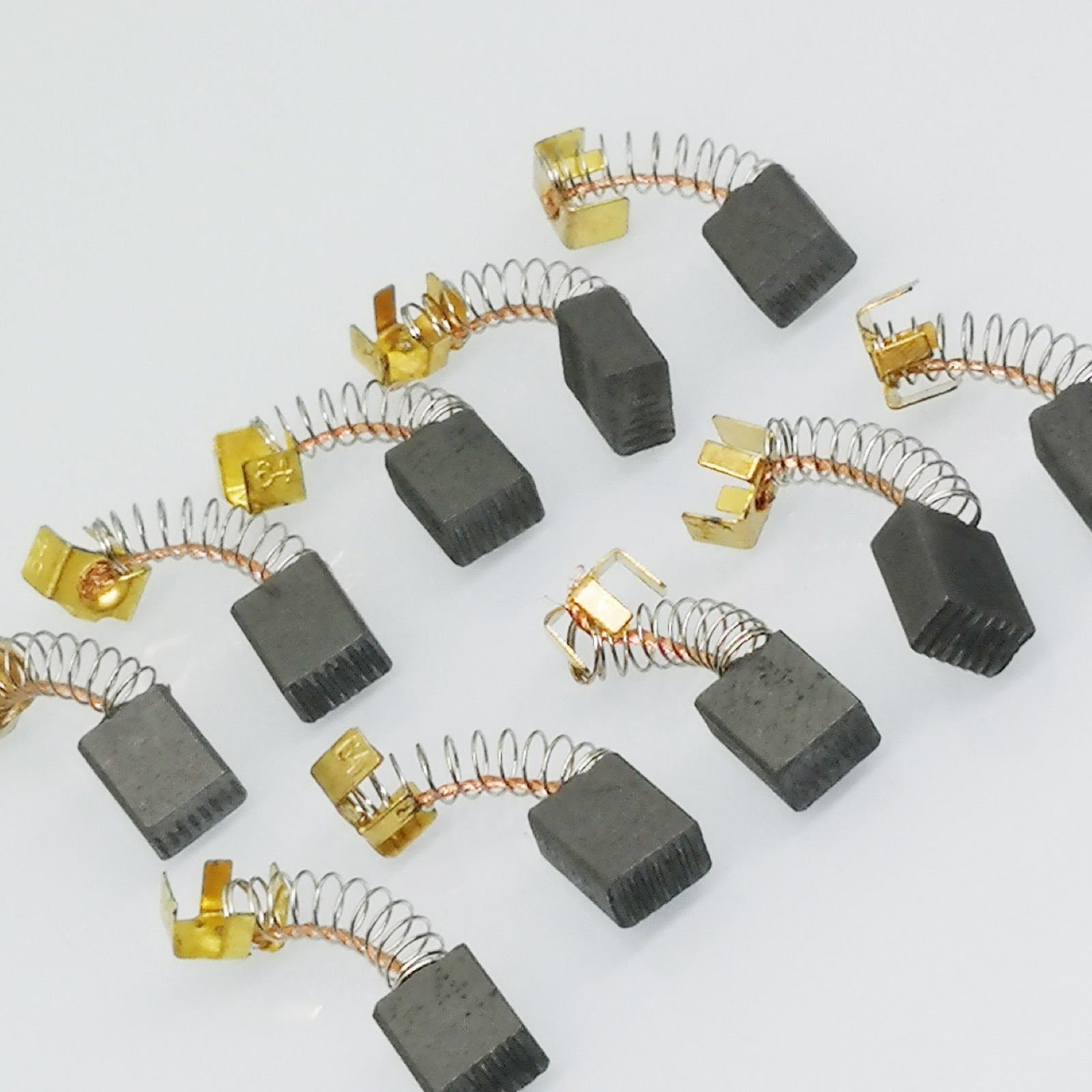 US Stock 10pcs 5mm x 8mm x 12mm Carbon Brushes Motor Brush Set Replacement #64