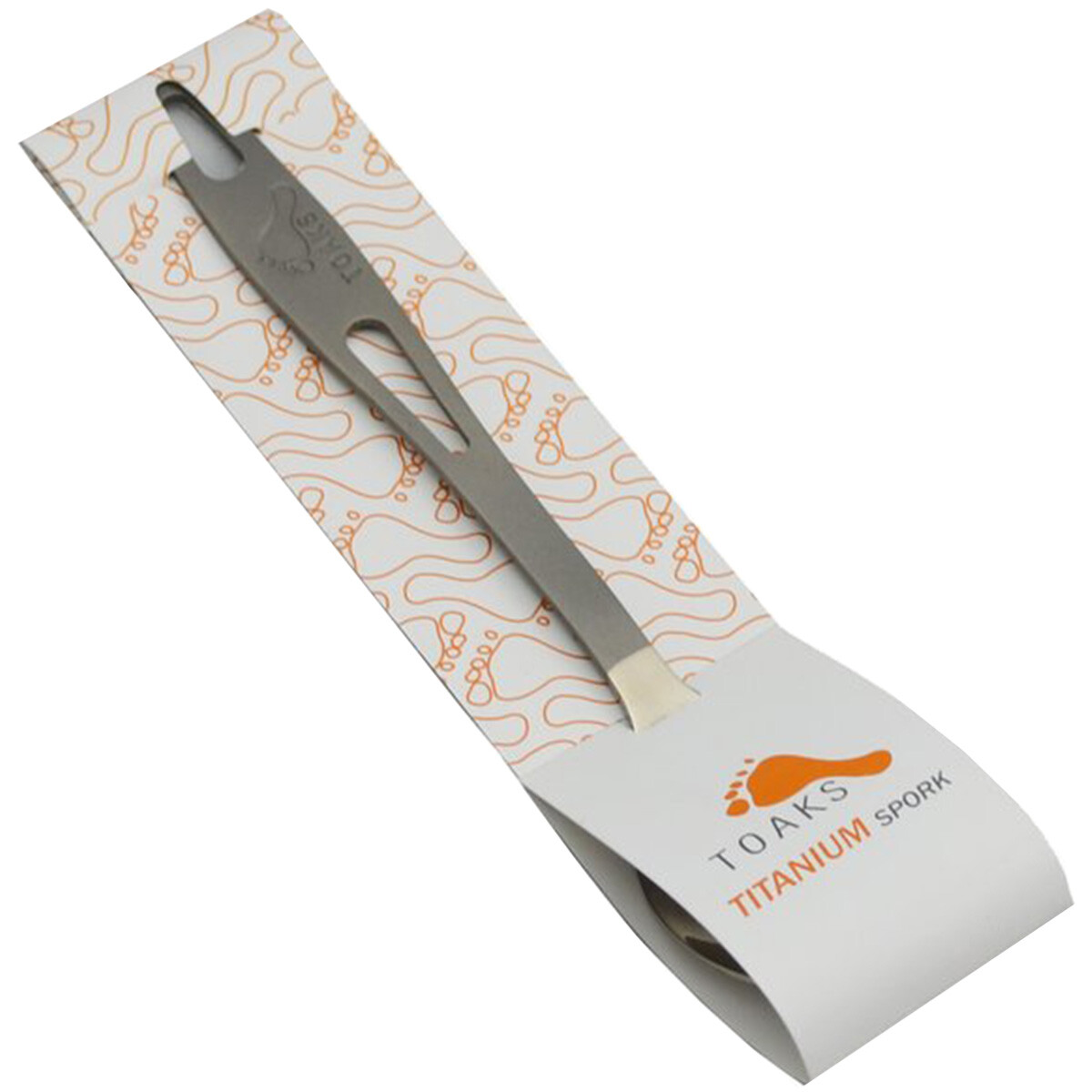 TOAKS Titanium Spork with Polished Head - SLV-01 - Outdoor Camping