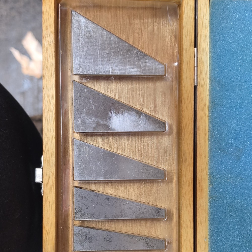 Set of Steel Adjustable Angle Blocks, Angle Shape