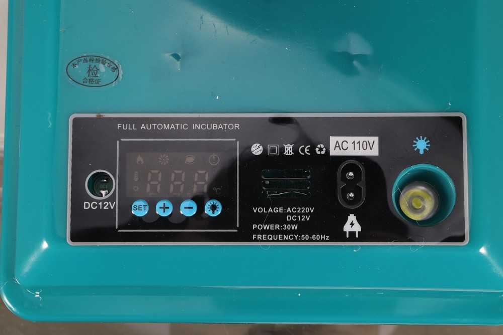 16-Egg Digital Automatic Incubator, Single Power, Ideal for Poultry Hatching