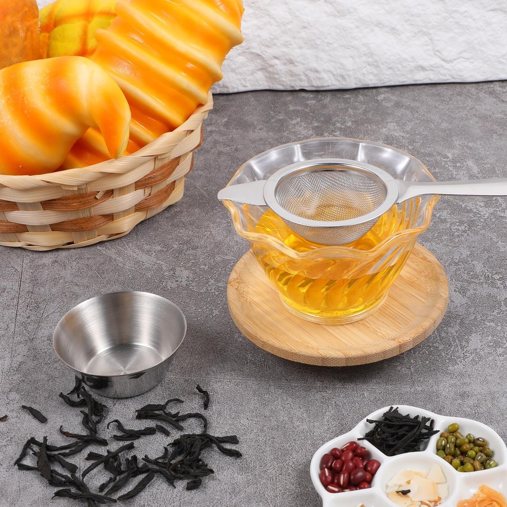 2.2" Small Sifter for Matcha Strainer Fine Mesh Mini Tea Strainers Small Sift...