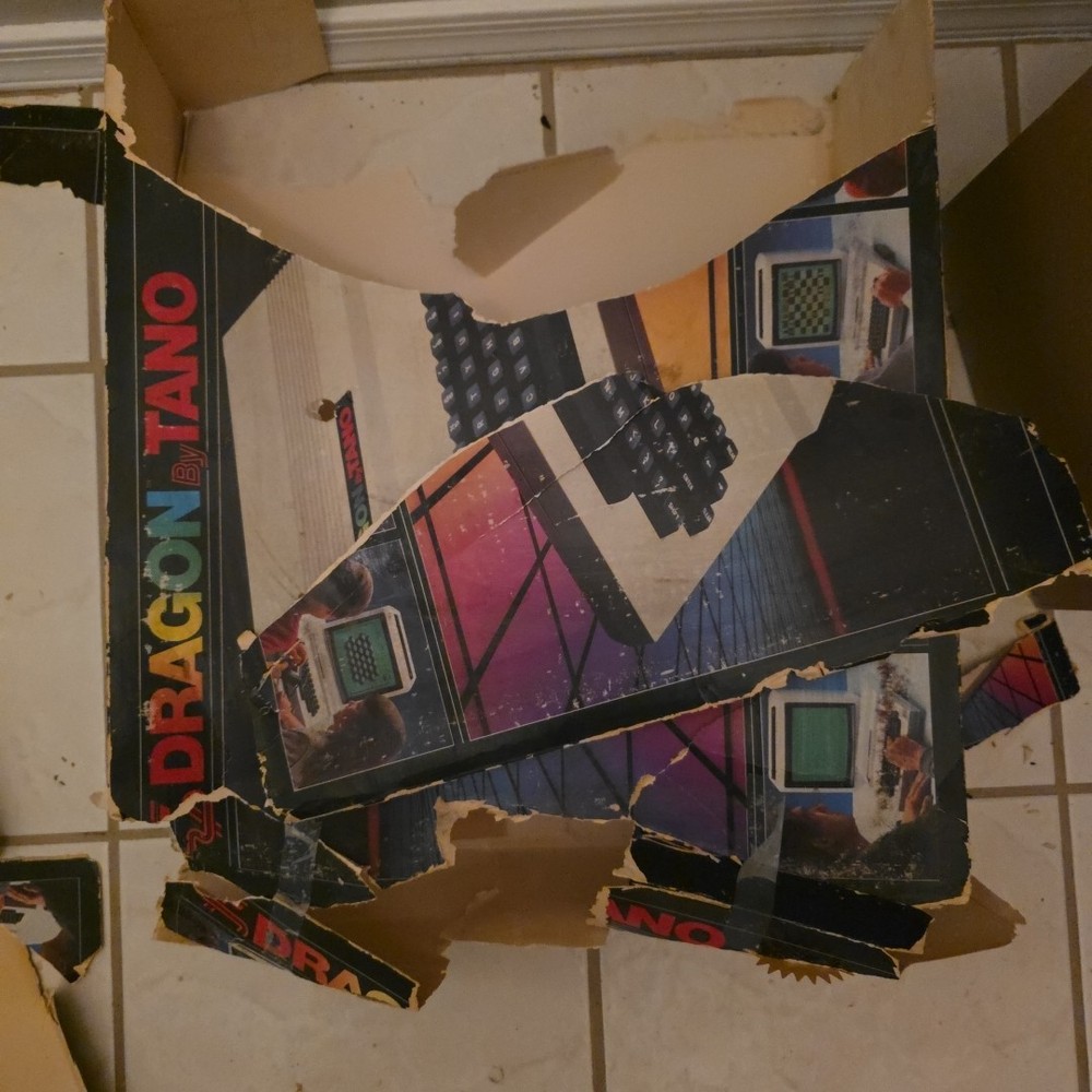 Tano Dragon Computer 64K Vintage Untested Asis Read Description