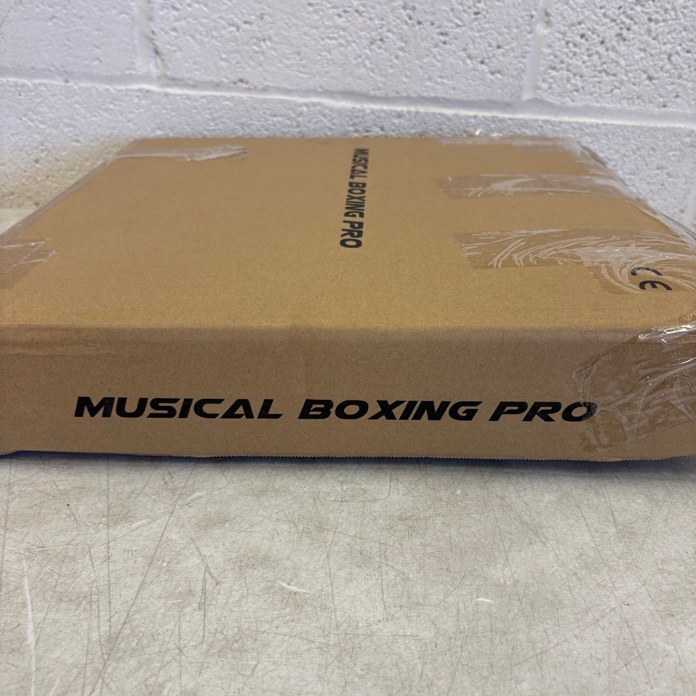 Musical Boxing Pro with Gloves, Controls for Speed and Mode, Bluetooth - Black