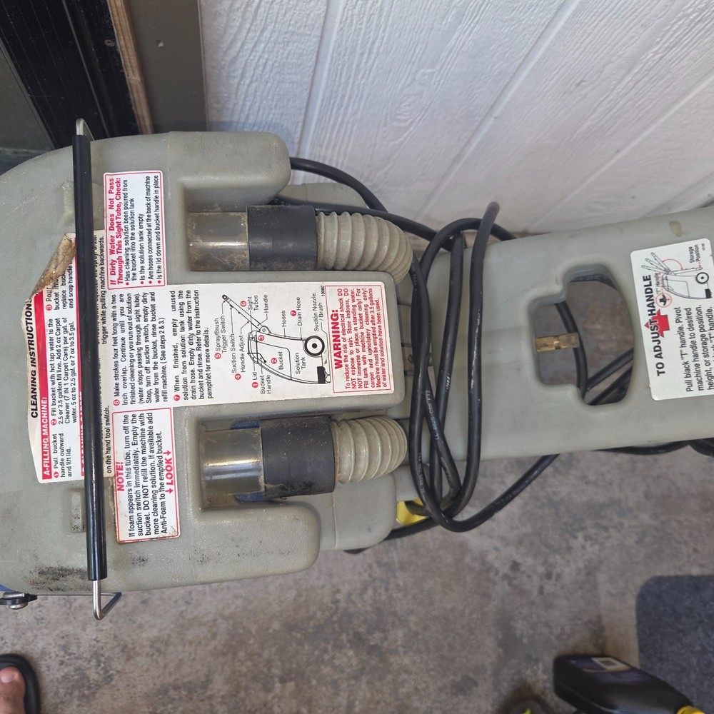Kent Aqua Power C4 Carpet Express Carpet Extractor Cleaner Machine READ NEEDS