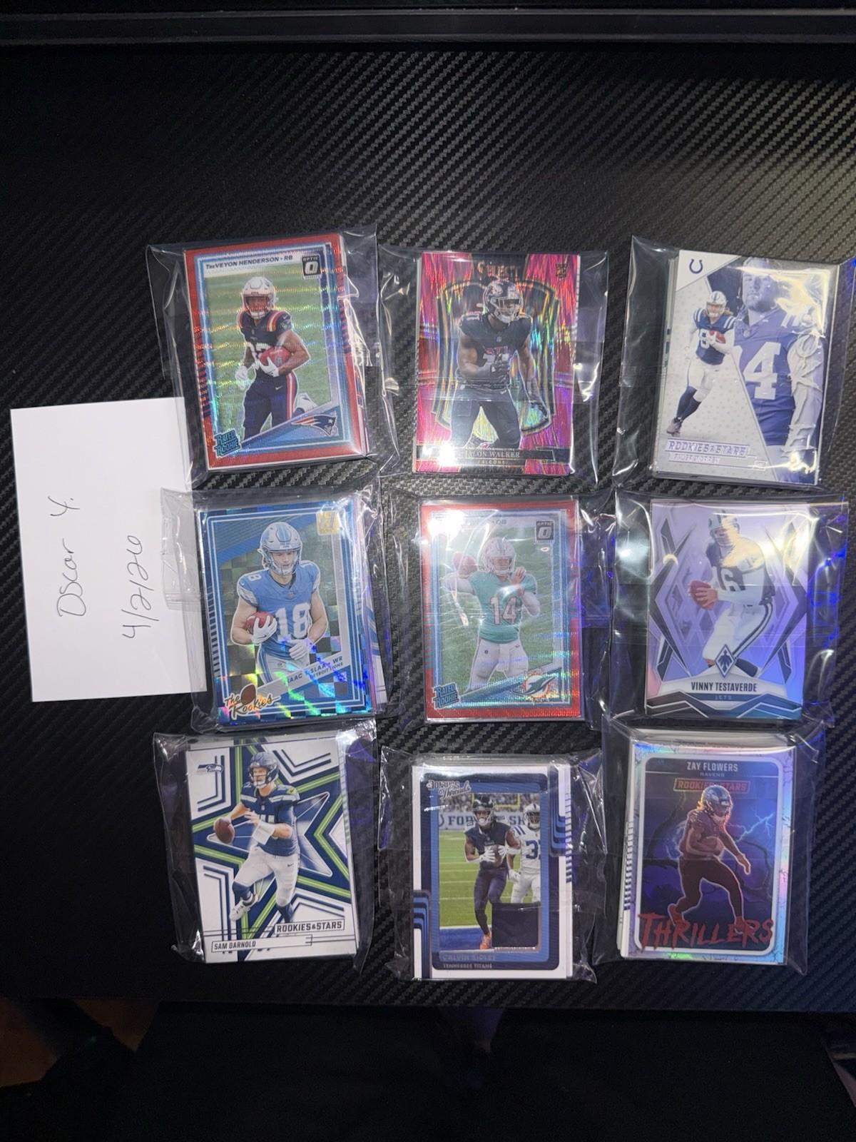 NFL Team Card Lots